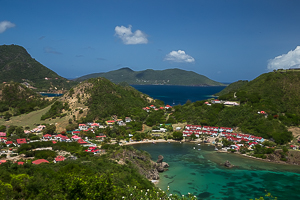 Looking to the west from Morne Morel, Tere de Haut, Iles des Saintes